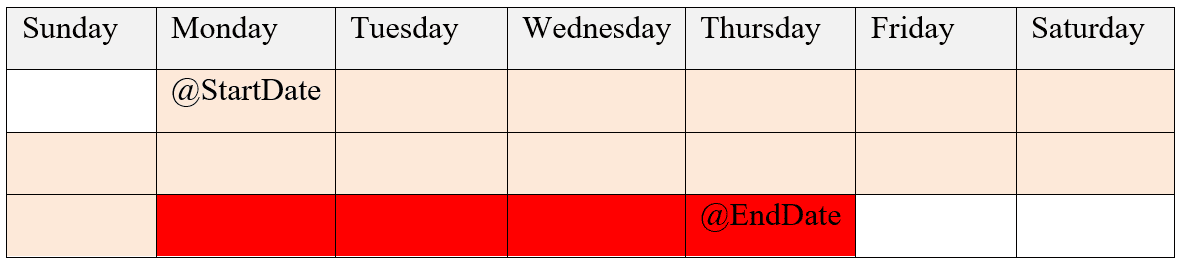 A screenshot of a calendar
Description automatically generated